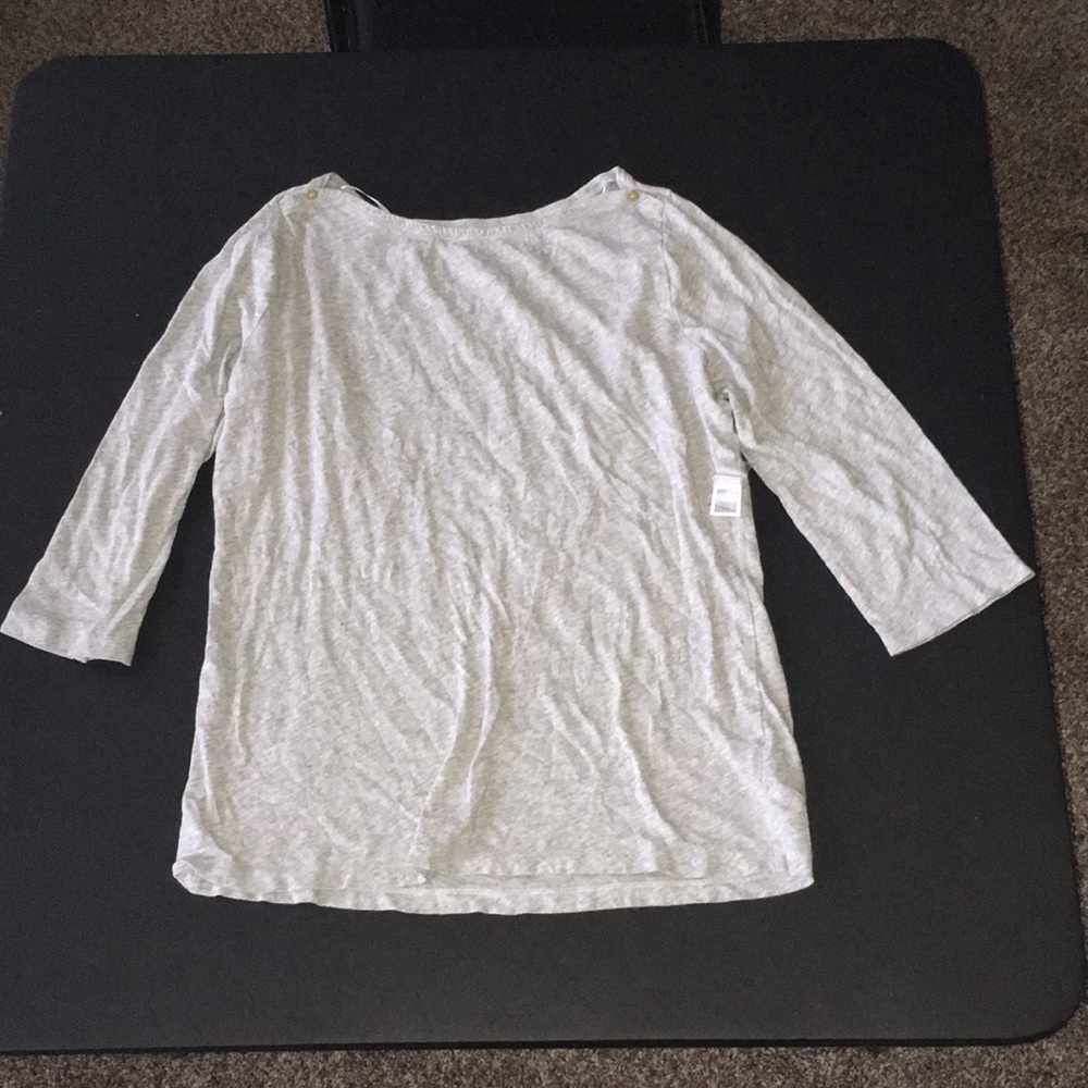 JCPenney Light Grey Top